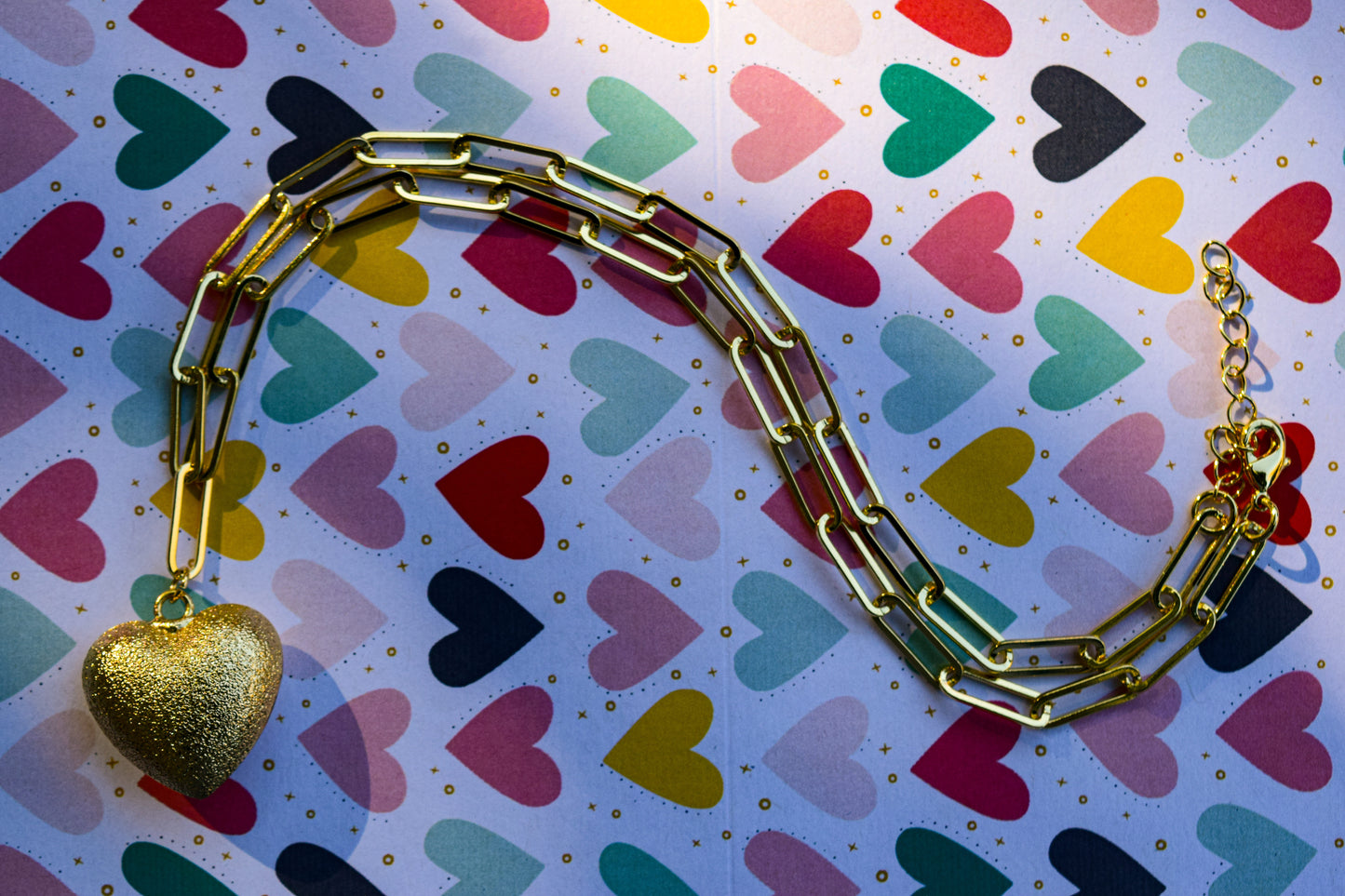 Paperclip Heart Necklace