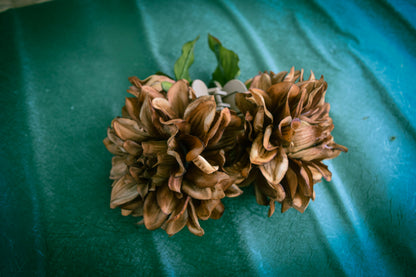 Handmade Brown Flower Hair Clip