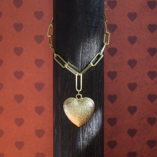 Paperclip Heart Necklace